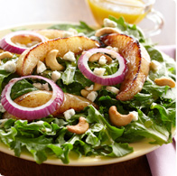 Roasted Pear Salad with Maple Vinaigrette